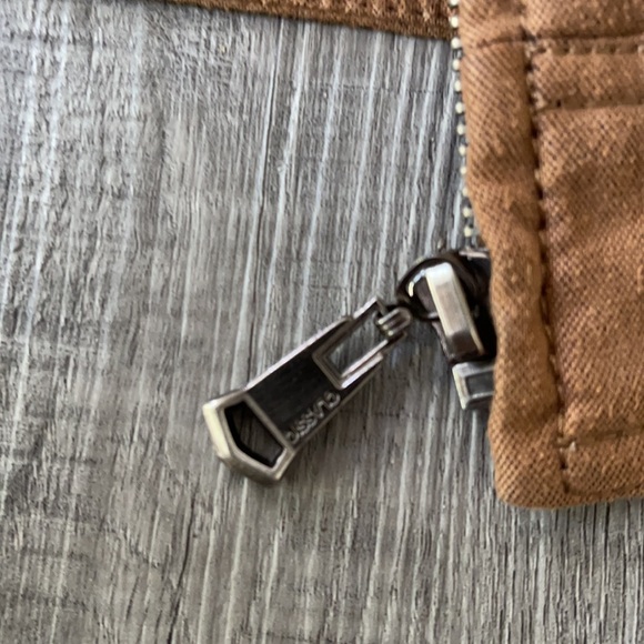 Tan Vintage Valentino Jacket (orange interior) - Picture 5 of 5